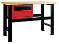 Stół warsztatowy z szafk± i z dwoma szufladami
