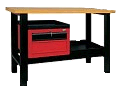 Stół warsztatowy z szafk± i 2 szufladami